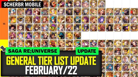 saga re universe tier list